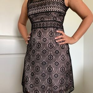 Zara black lace dress